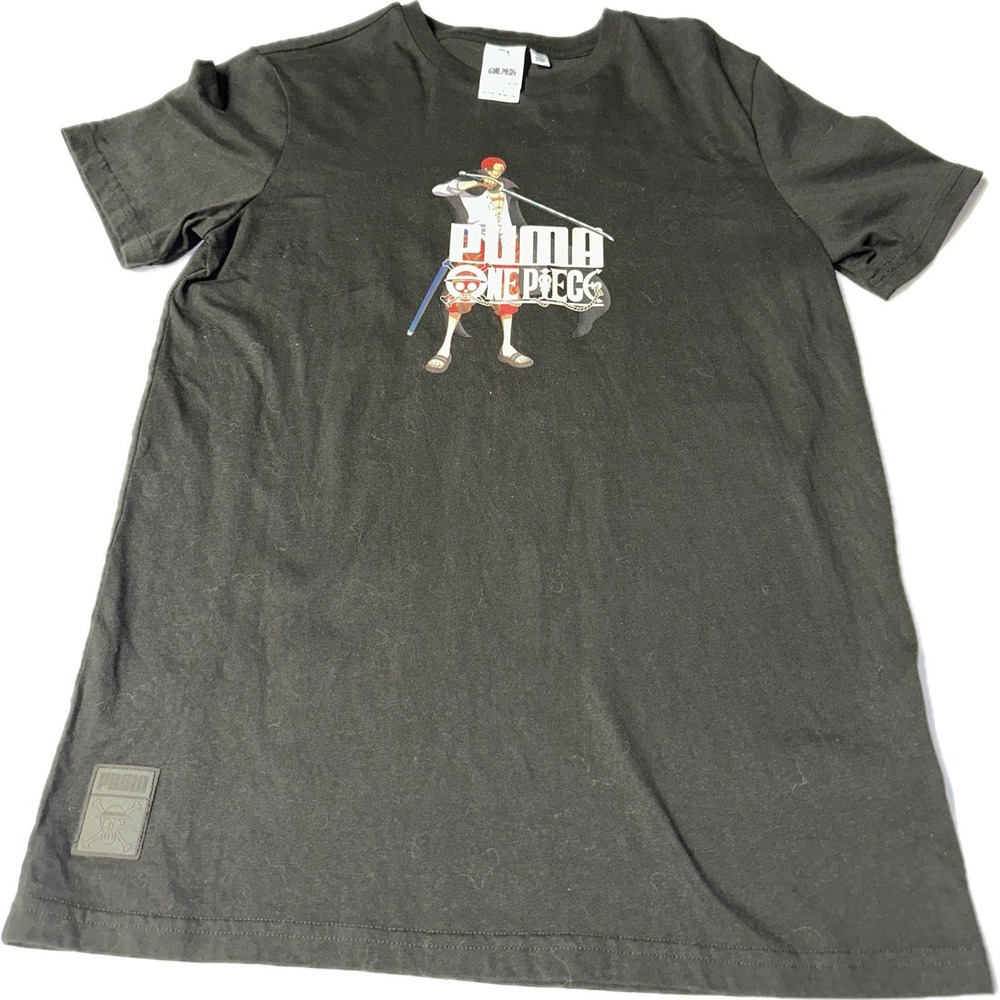 One Piece x Puma T-Shirt PUMA Shanks Black Youth‎ Size XL